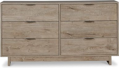 APARADOR FENDO 6 CAJONES ROBLE RUSTICO 140X78CM - 2