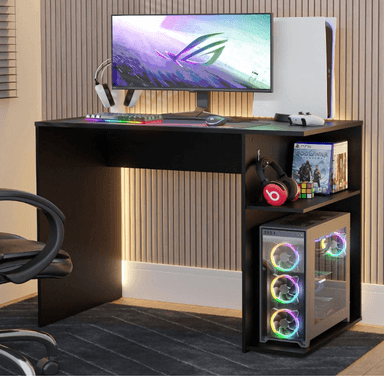 ESCRITORIO PARA PC ULTRA NEGRO 75X100CM