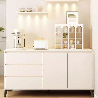 APARADOR AREY 2 PUERTAS 3 CAJONES SALÓN, COCINA BLANCO 140X75CM - 2