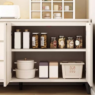 APARADOR AREY 2 PUERTAS 3 CAJONES SALÓN, COCINA BLANCO 140X75CM - 4