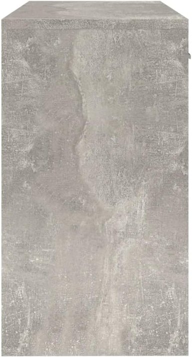 ESCRITORIO KORD CON CAJÓN 1 PUERTA LIBRERO COLOR GRIS CEMENTO 100CM - 6