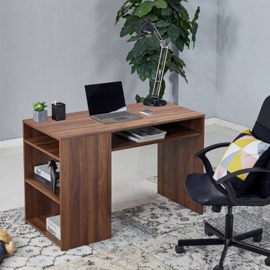 ESCRITORIO MODERNO FARCOL CON ESTANTES ABIERTOS EXPRESSO  116CM