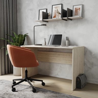 ESCRITORIO MOLEK  COLOR ROBLE 120CM