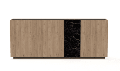 APARADOR BRAND 4 PUERTAS ROBLE Y MAMBA 180CM - 5
