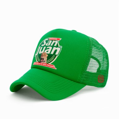 GORRA TRUCKER BEBIDA SAN JUAN 001 VERDE