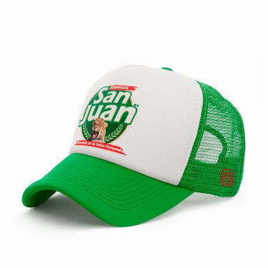 GORRA TRUCKER BEBIDA SAN JUAN 002 BLANCO