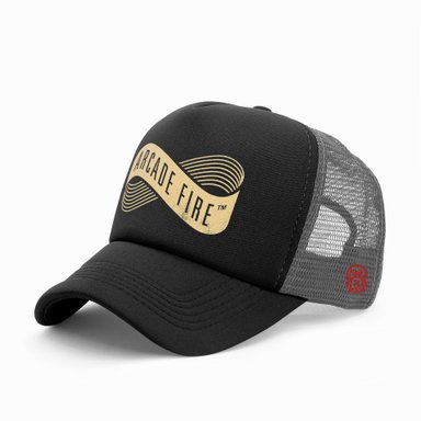 GORRA TRUCKER BANDA ROCK ARCADE FIRE 002 NEGRO