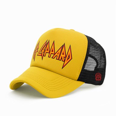 GORRA TRUCKER BANDA ROCK DEF LEPPARD 003 NEGRO