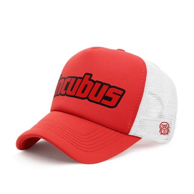 GORRA TRUCKER BANDA ROCK INCUBUS 002 ROJO