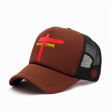 GORRA TRUCKER BANDA ROCK INDOCHINE 001 MARRÓN