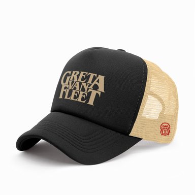 GORRA TRUCKER BANDA ROCK GRETA VAN FLEET 001 NEGRO