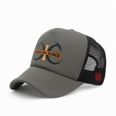 GORRA TRUCKER BANDA ROCK HEROES DEL SILENCIO 002 GRIS