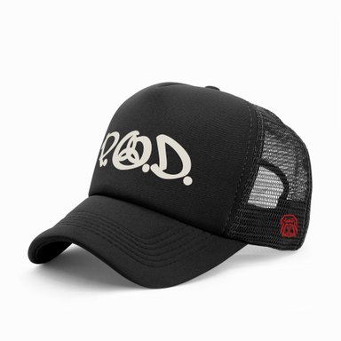 GORRA TRUCKER BANDA ROCK P.O.D. 001 NEGRO