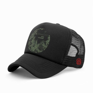 GORRA TRUCKER BANDA STILL CORNERS 001 NEGRO