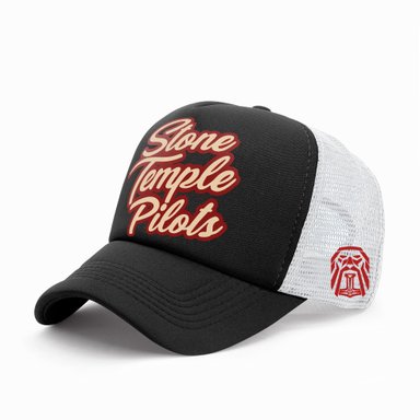 GORRA TRUCKER GRUPO MUSICAL ROCK STONE TEMPLE PILOTS 005 NEGRO