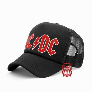 GORRA TRUCKER BANDA METAL AC/DC 002 NEGRO