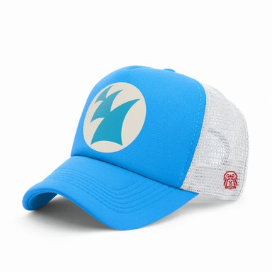 GORRA TRUCKER LOGO ARMADA MUSIC 003 CELESTE