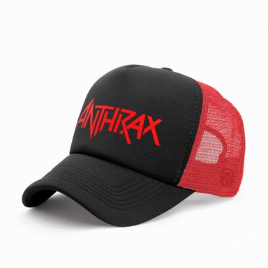 GORRA TRUCKER BANDA METAL ANTHRAX 002 NEGRO