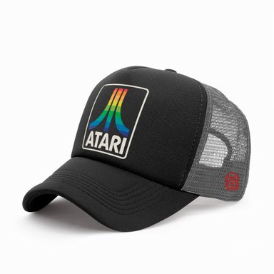 GORRA TRUCKER LOGO ATARI 005 NEGRO