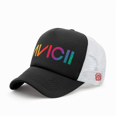 GORRA TRUCKER DJ AVICII 002 NEGRO