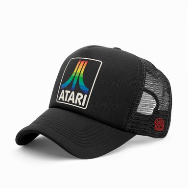 GORRA TRUCKER LOGO ATARI 001 NEGRO