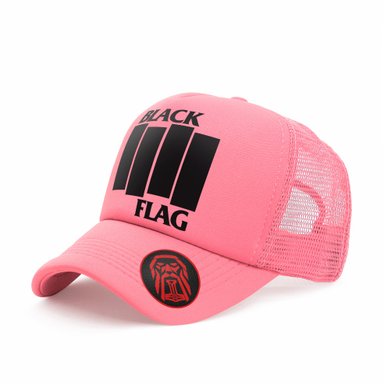 GORRA TRUCKER BANDA DE ROCK BLACK FLAG 001