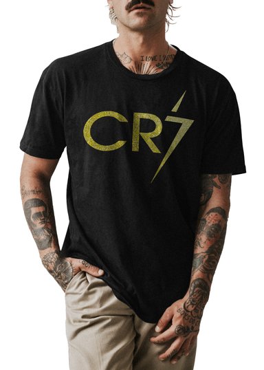 POLO HOMBRE NEGRO CLASICO CRISTIANO RONALDO CR7 003 - 1