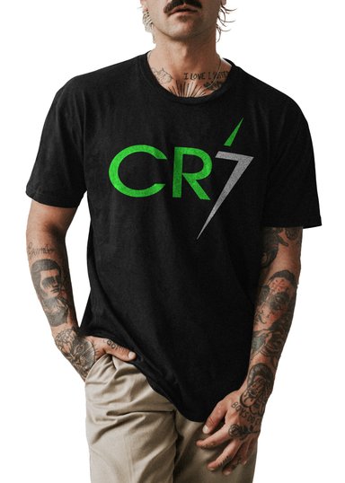 POLO HOMBRE NEGRO CLASICO CRISTIANO RONALDO CR7 002 - 1
