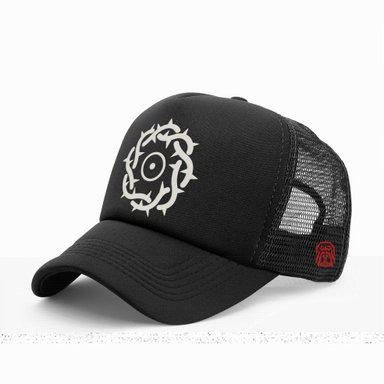 GORRA TRUCKER BANDA DE METAL BAD OMENS 001