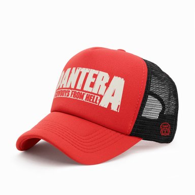 GORRA TRUCKER BANDA DE METAL PANTERA 003