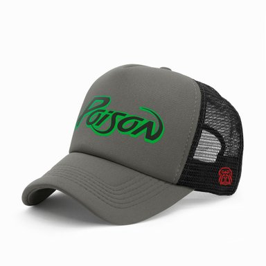 GORRA TRUCKER BANDA DE METAL POISON 003