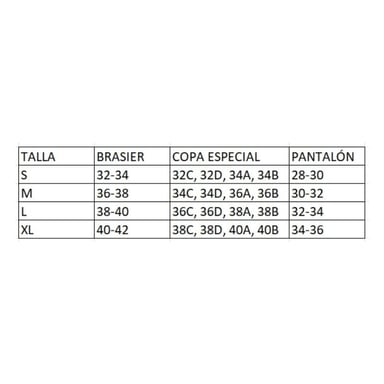 CONJUNTO BIKINI LICRA MUJER SEXYS COPA - 3