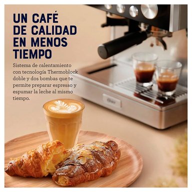CAFETERA OSTER BVSTEM7400-053 EXPRESSO PARA ESPRESSO CON MOLINILLO INTELIGENTE BVSTEM7400 - 2