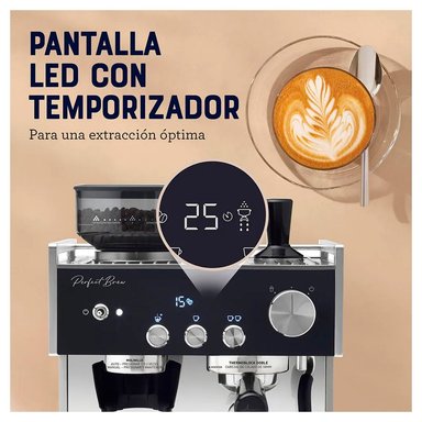CAFETERA OSTER BVSTEM7400-053 EXPRESSO PARA ESPRESSO CON MOLINILLO INTELIGENTE BVSTEM7400 - 3