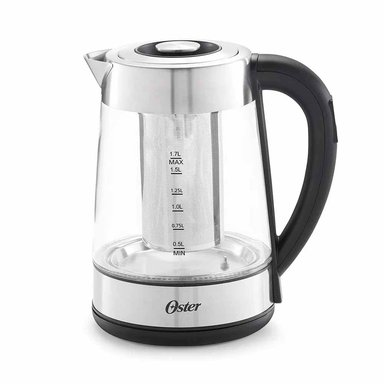 HERVIDOR ELÉCTRICO OSTER BVSTKT8990-053 1.7 LT VIDRIO CON INFUSOR BVSTKT8990 - 1