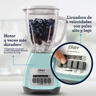 LICUADORA OSTER BLSTKAG-VPB-053 BLSTKAGVPB 2 VELOCIDADES MAS PULSO - 4