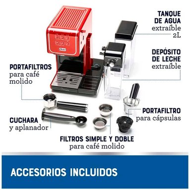 CAFETERA OSTER BVSTEM6801R-053 PRIMALATTE TOUCH BVSTEM6801R ROJO - 2