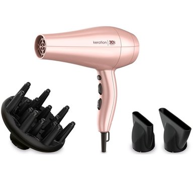 RIZADOR DE CABELLO GAMA BECHD0000002033 SECADORA PROFESIONAL DIVA 3D KERATION - 2