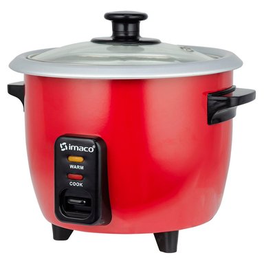 COMBO OSTER LICUADORA 550 W + OLLA ARROCERA 0.6 LITROS IMACO ROJO - 4