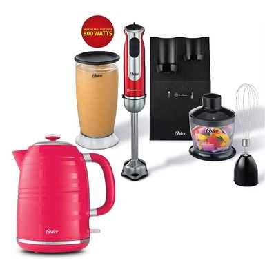 COMBO OSTER BATIDORA INMERSIÓN + HERVIDOR ELÉCTRICO