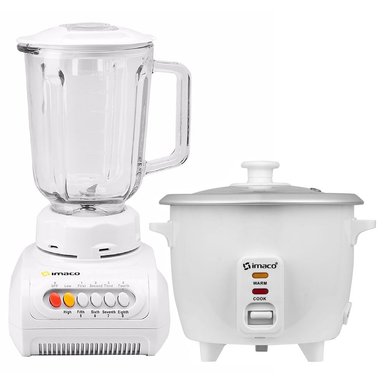 COMBO LICUADORA 8 VELOCIDADES IMACO BL888V + OLLA ARROCERA IMACO RC006 0.6 LITROS