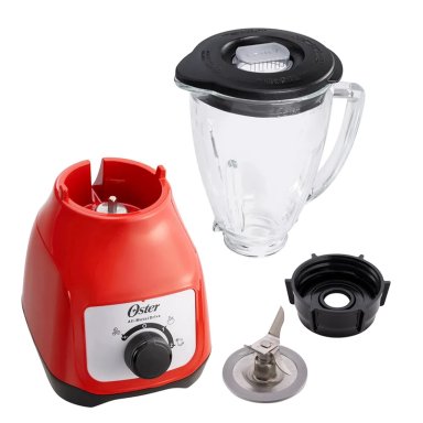 LICUADORA OSTER VASO DE VIDRIO Y CONTROL DE PERILLA BLSTKAGRRD - 4