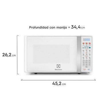 HORNO MICROONDAS ELECTROLUX DE 17 LITROS EMDO17S2GSRUW - 3