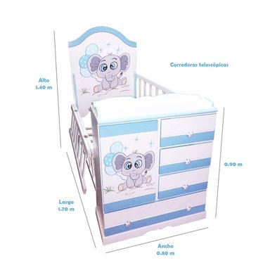 MULTICUNA ELEFANTE CELESTE BEBE