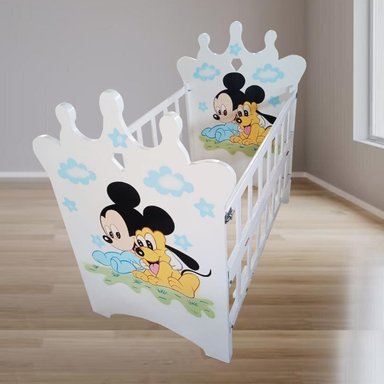 CUNA CORONA PARA BEBE BLANCO - 3