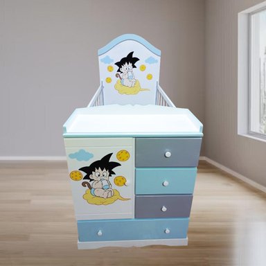 MULTICUNA CUNA PARA BEBE ESFERAS DIBUJADO