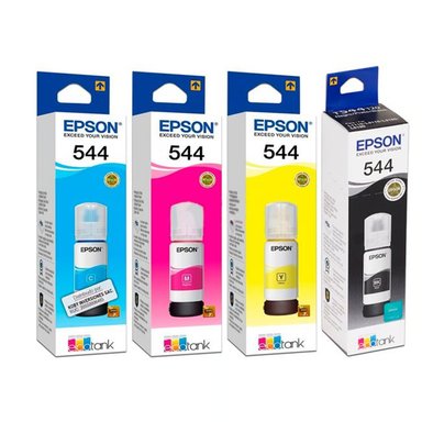 COMBO TINTA EPSON NEGRO T544 4 COLORES L1110 L3110 L3150 L5190