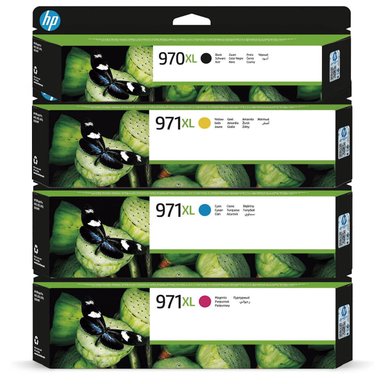 KIT TINTA HP NEGRO 970XL 971XL CYAN MAGENTA AMARILLO