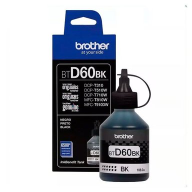 TINTA BROTHER BTD-60BK NEGRO DCP-T310510W710W ORIGINAL