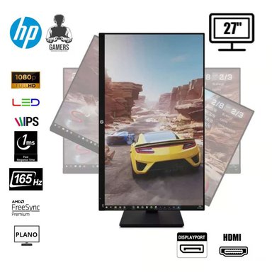 MONITOR IPS HP 2V6B2AA GAMER X27 G5 27 PANEL 165HZ 1MS 1920X10801 - 1